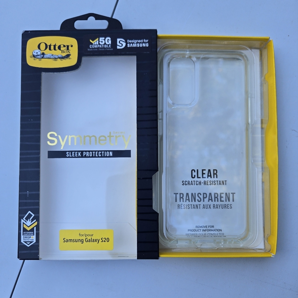 OtterBox Galaxy S20 Symmetry Series Clear Case NEW IN BOX